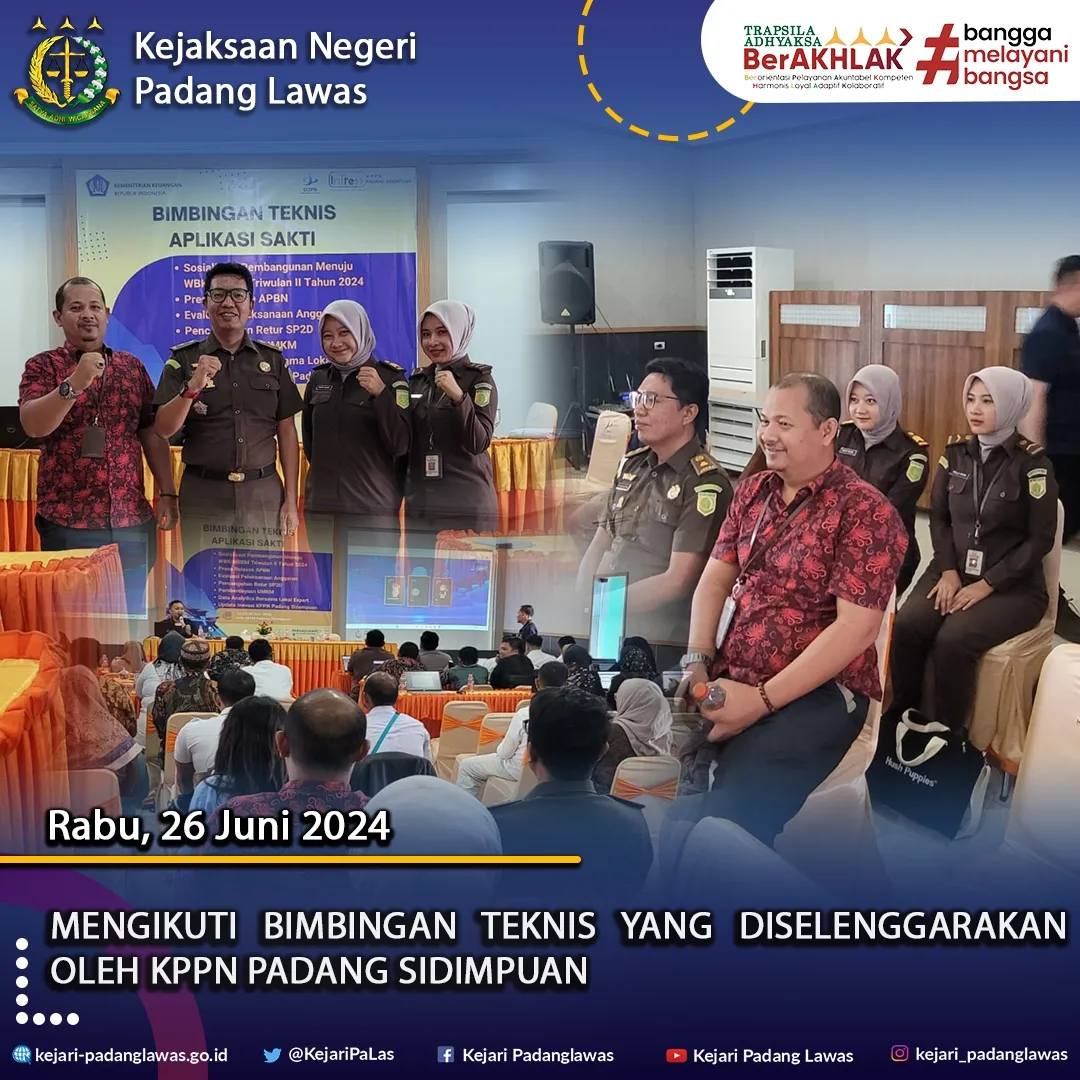 Mengikuti Bimbingan Teknis yang Diselenggarakan Oleh KPPN Padang Sidimpuan